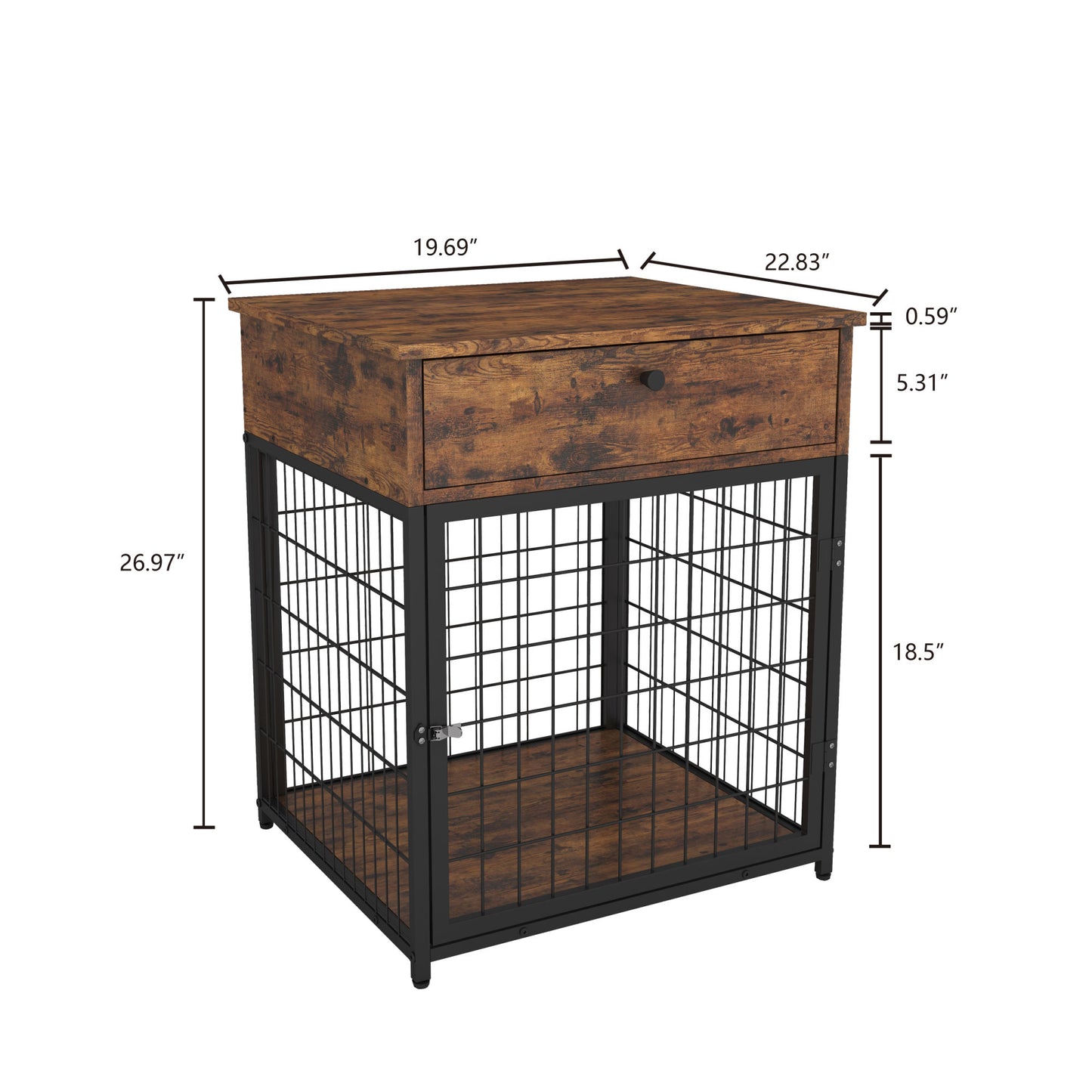 Furniture Dog Crates for small dogs Nightstand