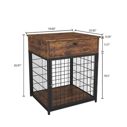 Furniture Dog Crates for small dogs Nightstand