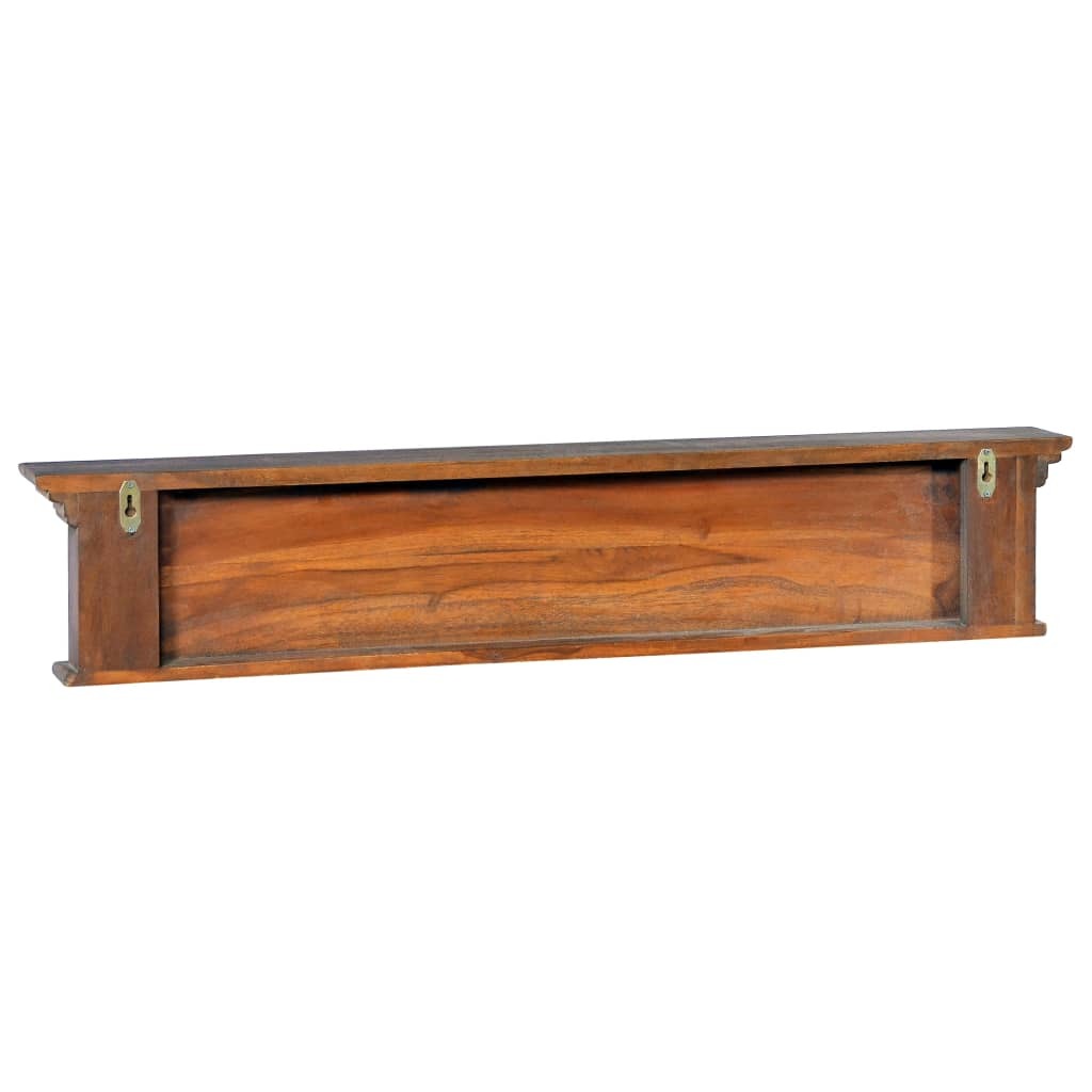 Wall Mounted Coat Rack Solid Teak Wood