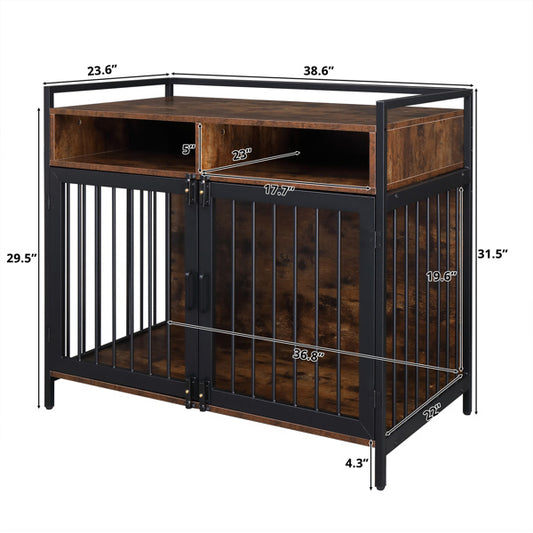 38.6 "Furniture Dog Cage Pet crate furniture