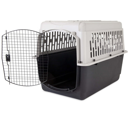 Hard-Side 36\" Plastic Pet Kennel for Dogs