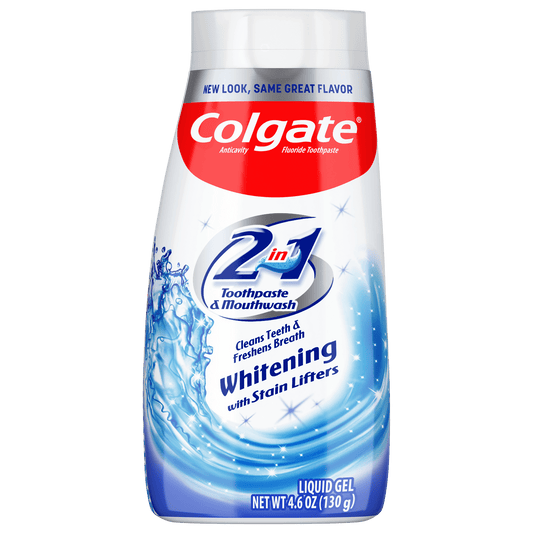 Colgate 2 in 1 Toothpaste and Whitening Mouthwash