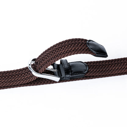 Elastic Women Braided Woven Belt