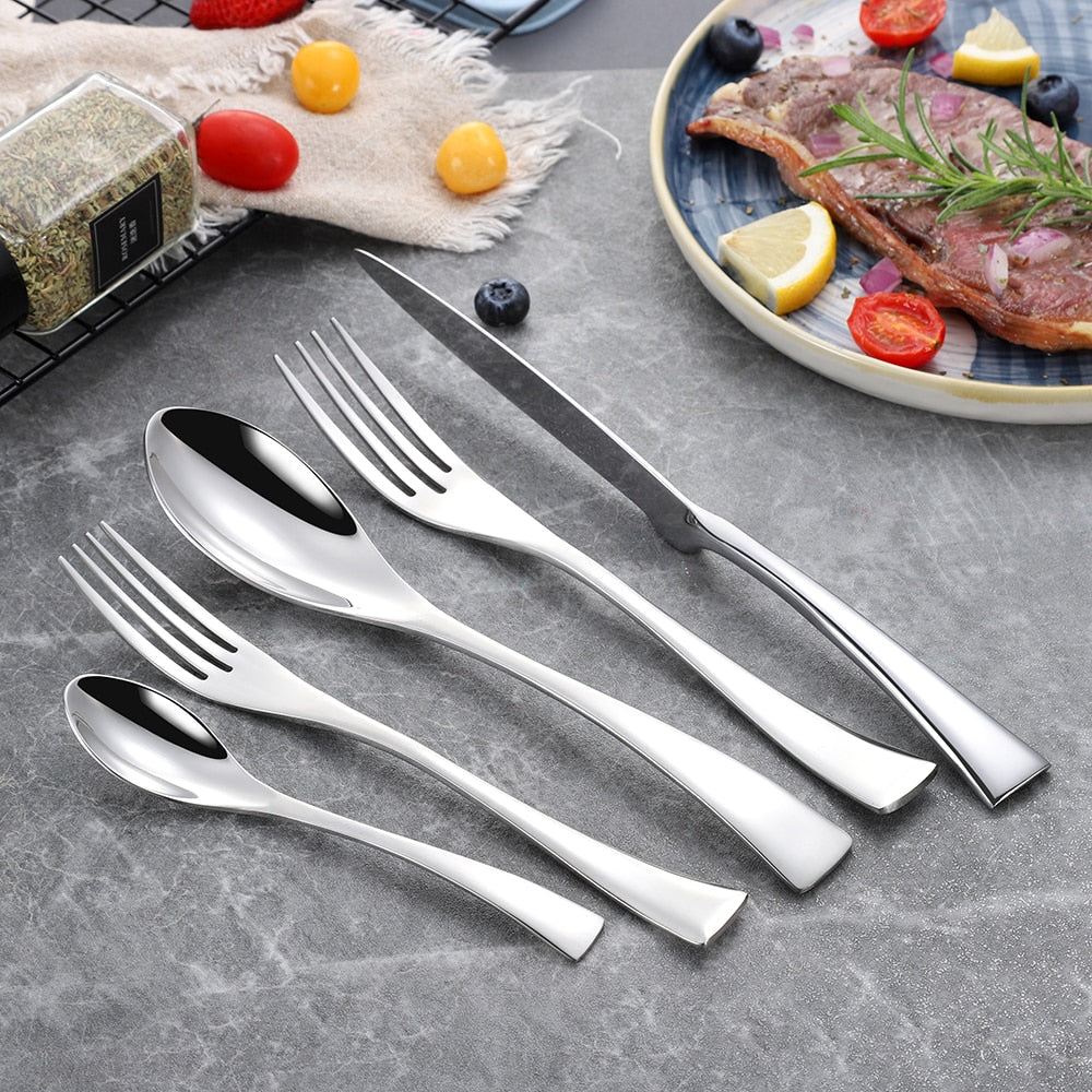 Stainless Steel 18/10 Dinnerware Luxury Cutleries