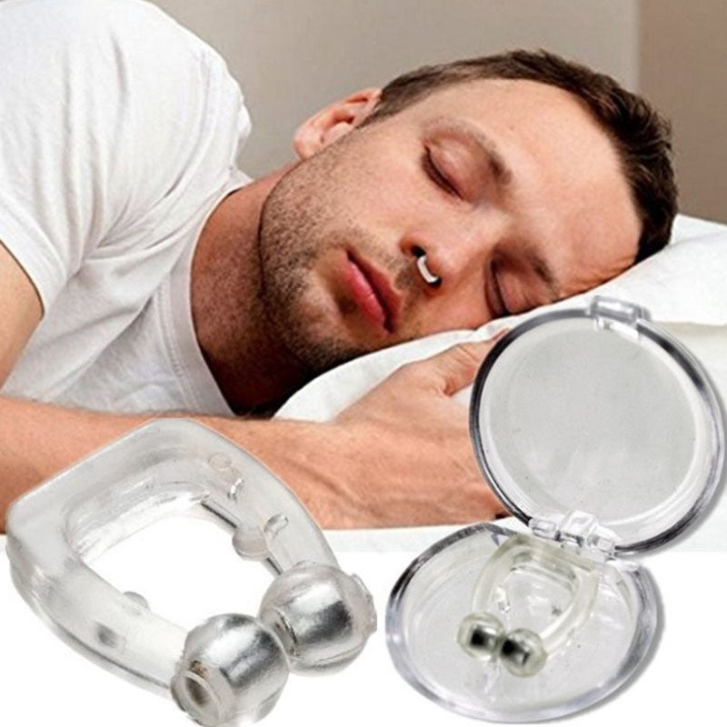 Mini Magnetic Anti-Snoring Silicone Nose Clip
