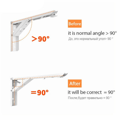 Angle Bracket Heavy Support Adjustable Wall Mounted