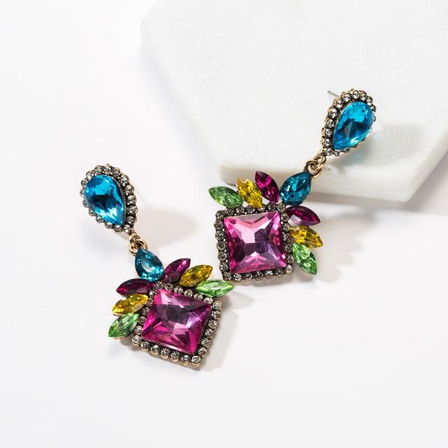 Colorful Crystal  Earrings For Women