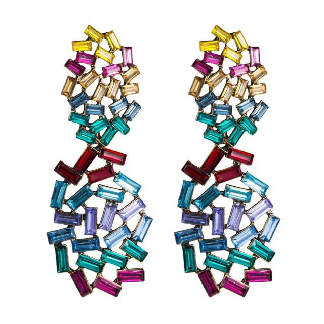 Colorful Crystal  Earrings For Women