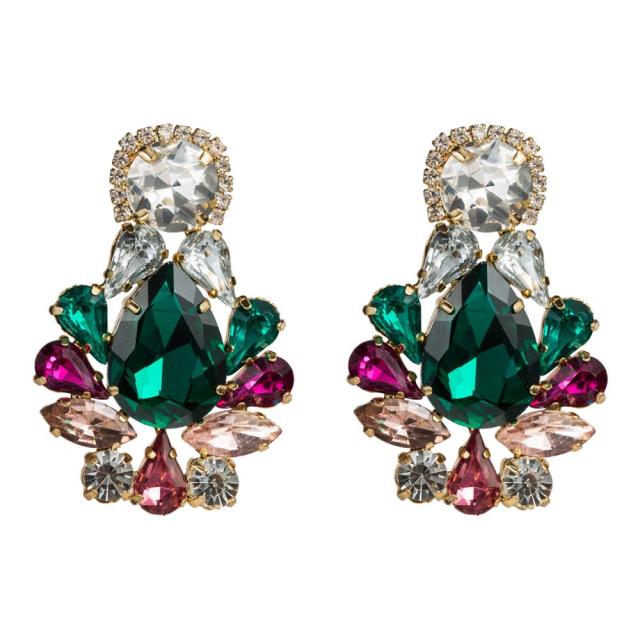 Colorful Crystal  Earrings For Women