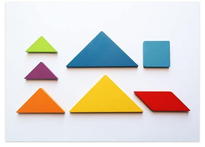 Jigsaw Puzzle Colorful Tangram Toy - Hotshot Mall