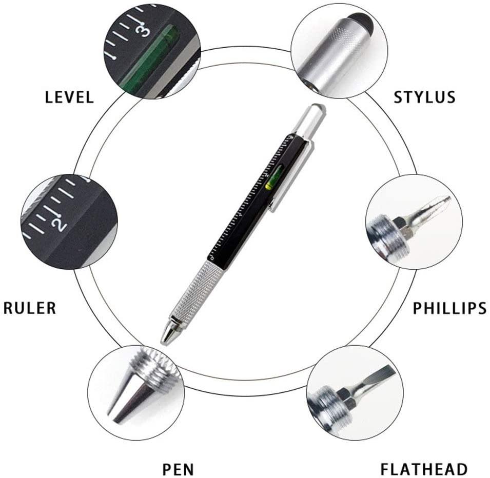 Gift Pen 6 in 1 Multitool Tech Tool - Hotshot Mall