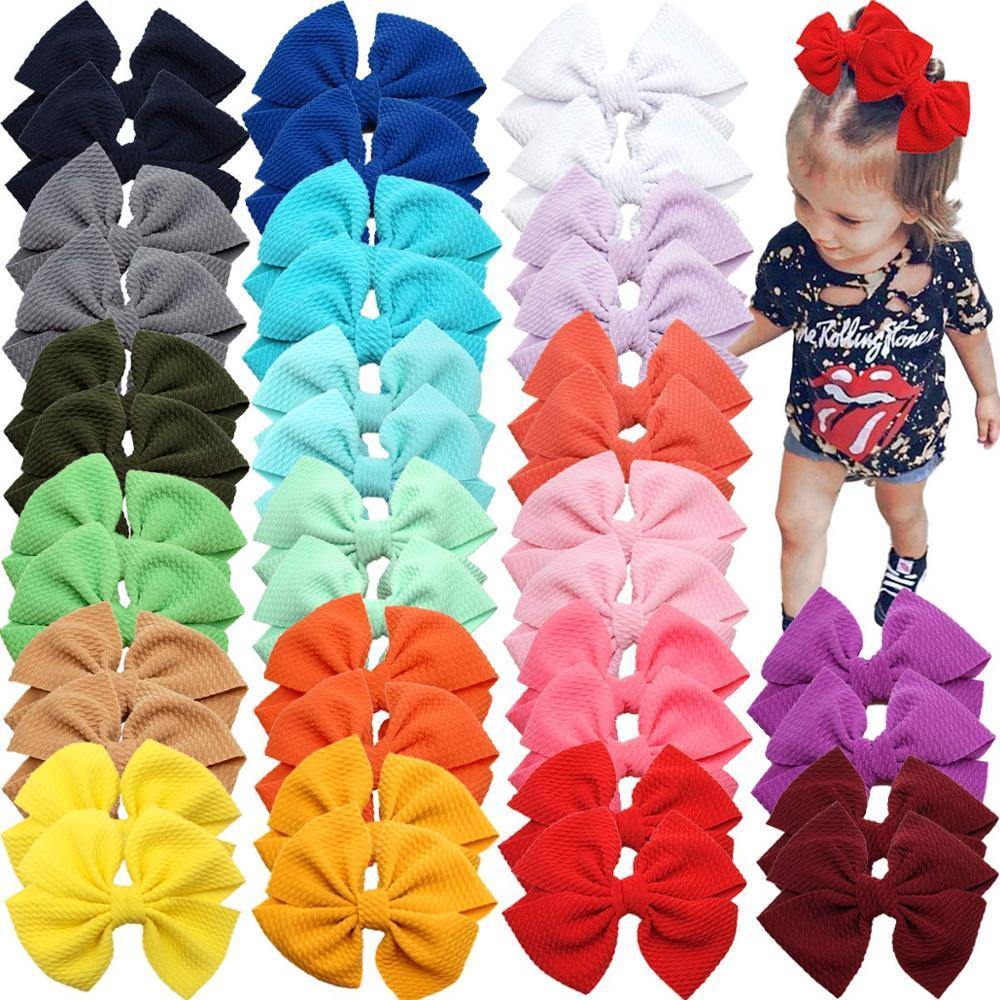 Baby Girl Hair Bows with Alligator Clips - Hotshot Mall