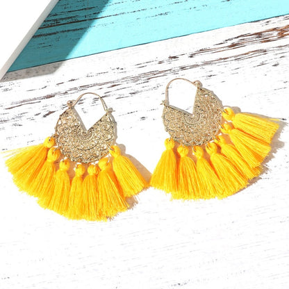 Big Tassel Earrings for Women