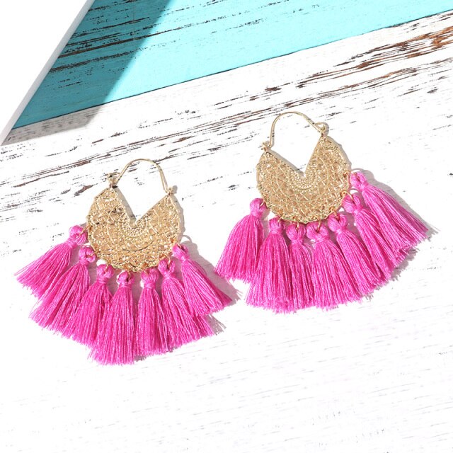 Big Tassel Earrings for Women