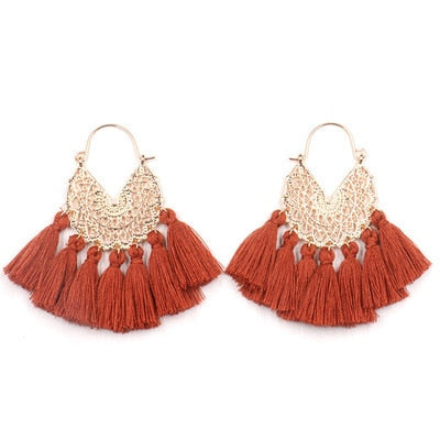 Big Tassel Earrings for Women