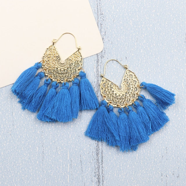 Big Tassel Earrings for Women