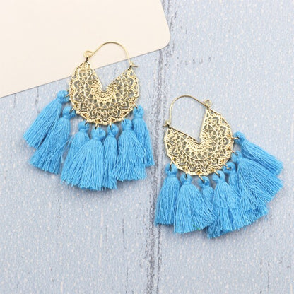 Big Tassel Earrings for Women