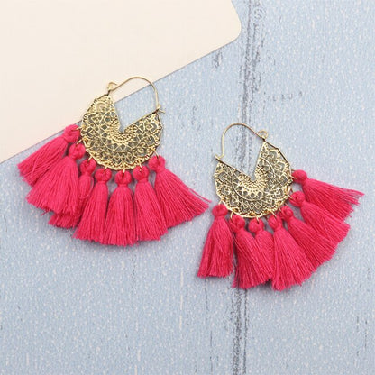 Big Tassel Earrings for Women