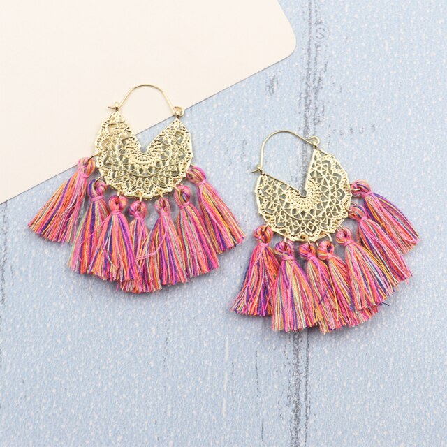 Big Tassel Earrings for Women