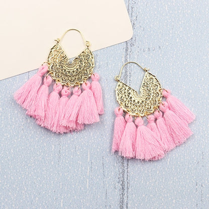 Big Tassel Earrings for Women