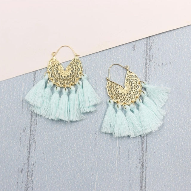 Big Tassel Earrings for Women