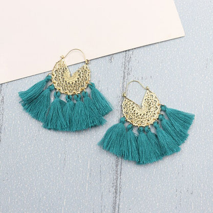 Big Tassel Earrings for Women